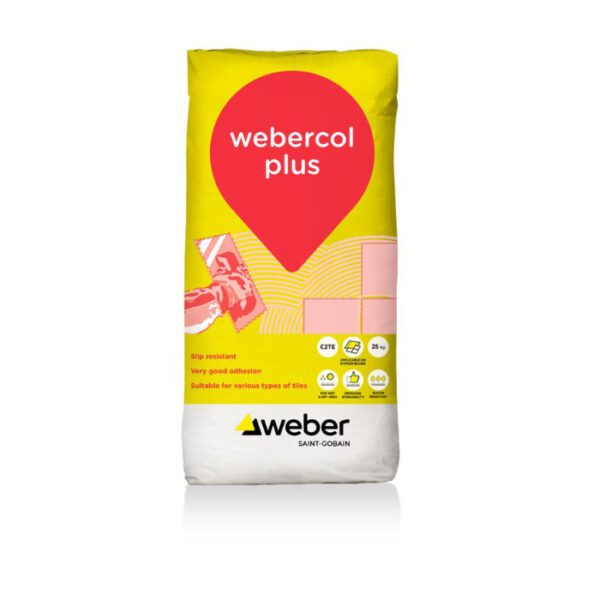 WebercolPlus لاصق بلاط اسمنتي معدل من اللاتكس عالي الكفائة
