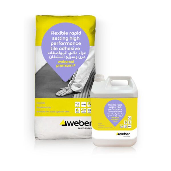 WebercolPremium F غراء اسمنتي من مكونين معدل بالبوليمر مرن