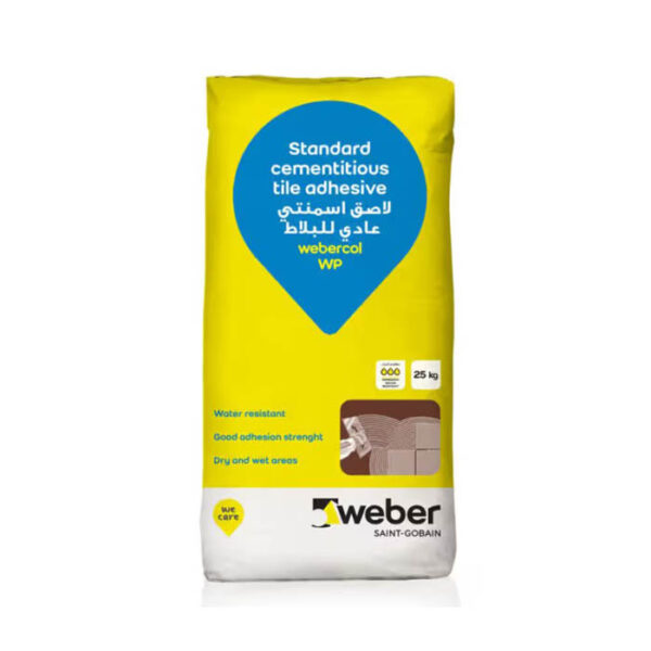 Webercol WP لاصق بلاط عالي الجودة مصنوع من الأسمنت المعدل باللاتكس