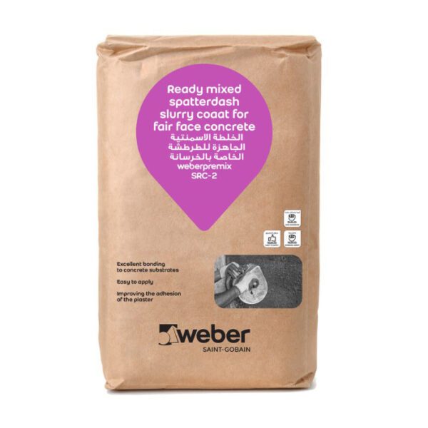 Weberpremix src 2 مادة طرطشة اسمنتية