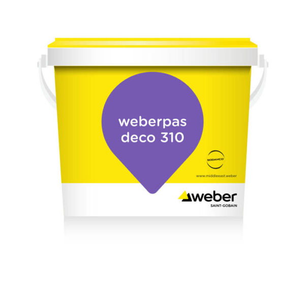 Weberpas deco 310   طلاء أكريليك مزخرف