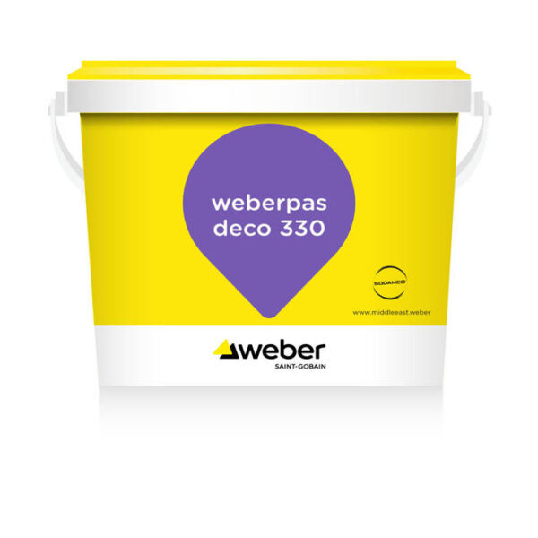 Weberpas deco 330   طلاء ديكوري فاخر للواجهات